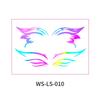 European & American Cross-border Music Festival Laser Eyeliner Stickers - Waterproof & Long-lasting Disposable Tattoos