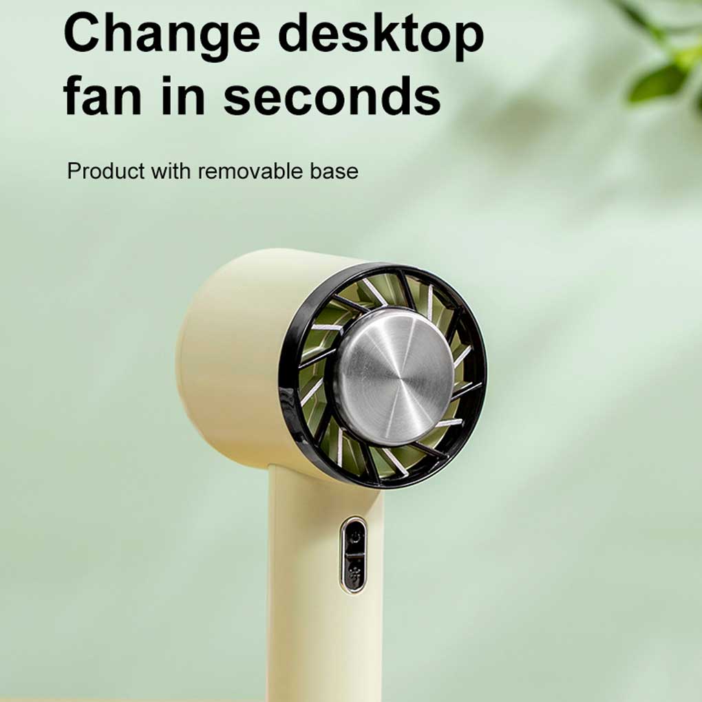 Mini Cooling Fan Personal Rechargeable Adjustable Portable Household Handheld Plastic Multifunctional Walking Neck Air Cooler