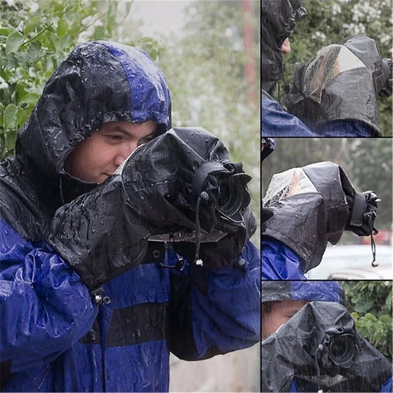 Waterproof DSLR Camera Cover AntiFog TPU Window Protective Shell For Outdoor Photography Rain Snow Protections Nylons