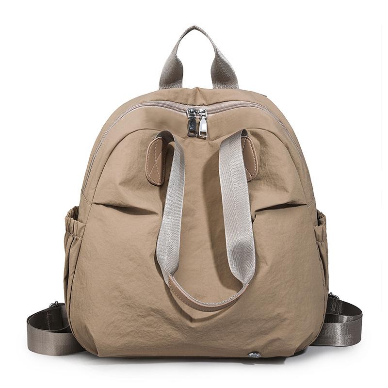 Nylon Backpack Women's Large Capacity Lightweight Schoolbag Student Travel Backpack