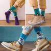Comius Sharp Fun Colorful Cotton Socks, 6 Pairs Men Women Multicolored Cotton Socks Thermal Everyday Sports Socks Fun Cool Famous Painting Socks