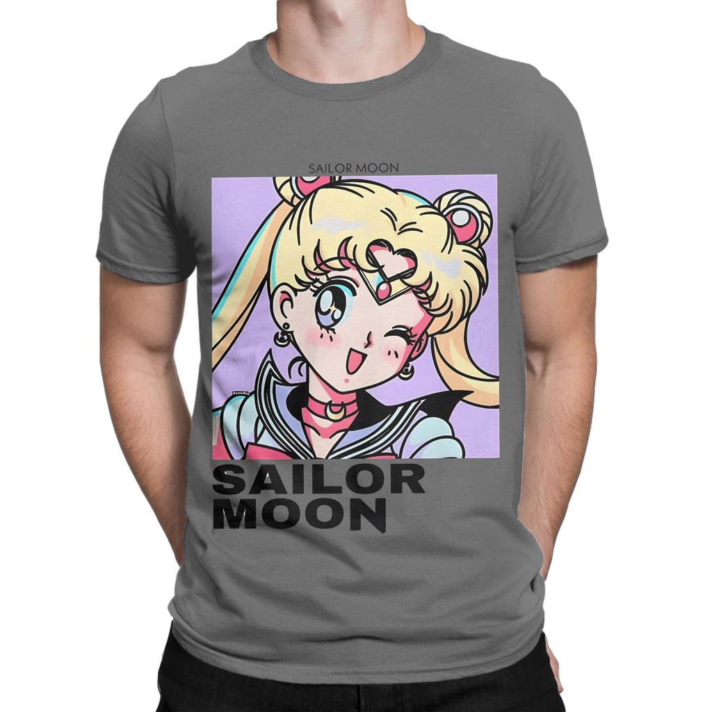 Usagi Tsukino Purple Funny 100 Cotton TShirt Tsukino Usagi Tees Tops For Unisex