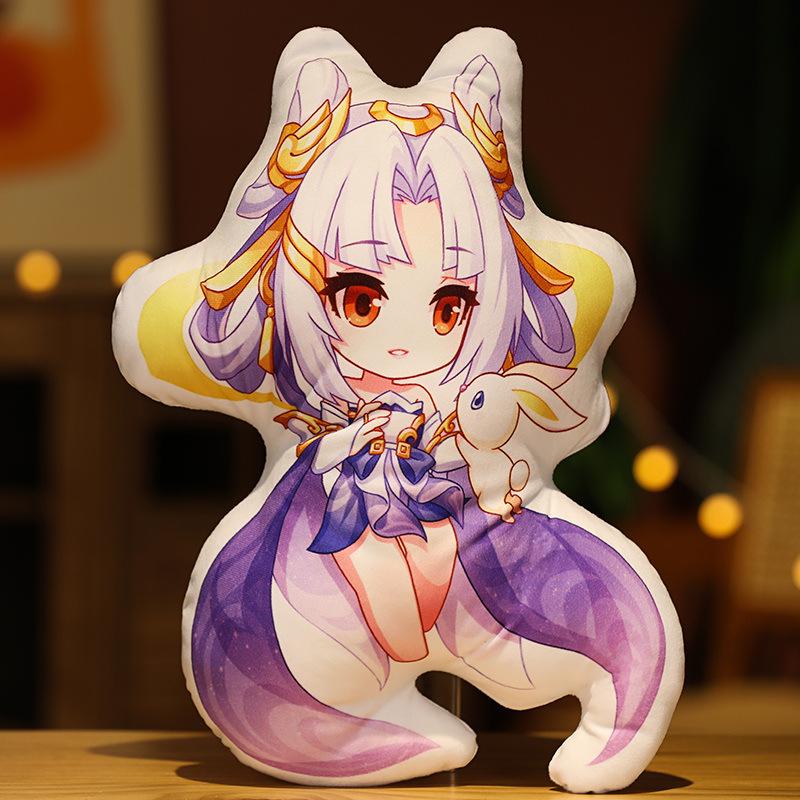 King Quality Premium Glory Video Game Hero Plush Cushion Pillow Soft Crystal Velvet Cartoon Print