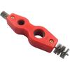 Hitefu 4-in-1 Copper Pipe Cleaner, Red | 1/2" & 3/4" Wire Brush, Inner & Outer Thread, Deburring Brush, For Plumbing, Soldering & Brazing