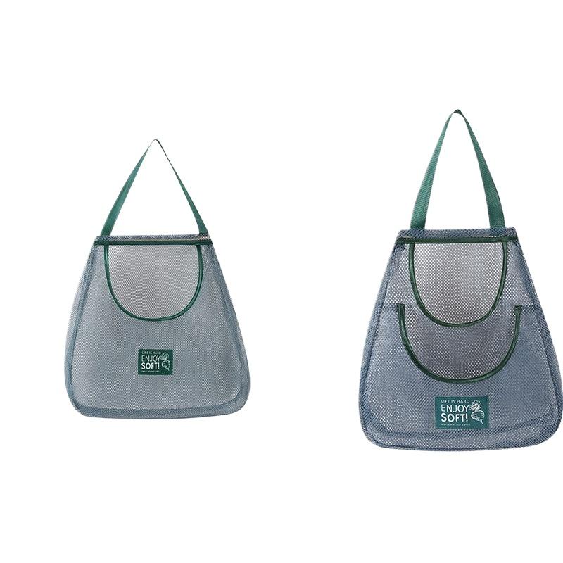 1PC All-Purpose Portable Breathable Mesh Storage Bag; Suitable for Kitchen Hanging Fruit and Vegetable Storage
