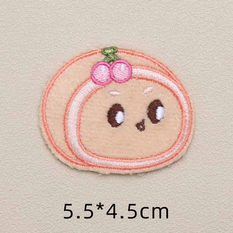 Self-Adhesive Cartoon Plush Embroidery Patches for Clothing and Accessories Repair