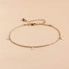 Accessories, Metal Chain Beach Anklets, Bohemian Fashion Rhinestone Feet