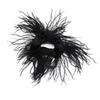Ostrich Feather Hair Scrunchie Feather Hair Tie Hair Rope Headpieces for Women