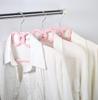 Heart-Shaped Non-Slip Clothes Hanger - Cute Pink Bow Design, Seamless for Wet & Dry Use