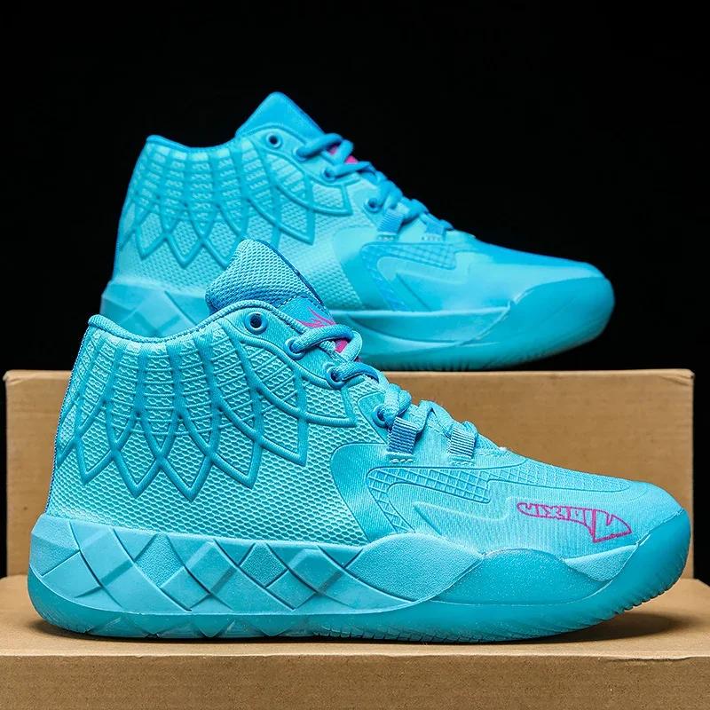 Hot Selling Men Basketball Shoes Warm Comfort Cushioned Professional Tennis Training Shoes Anti Slip and Wear-resistant Sneakers