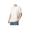 adidas Tricou Essentials din jerseu simplu, cu logo mic brodat, culoarea off-white, pentru bărbați, Streetwear IS1318