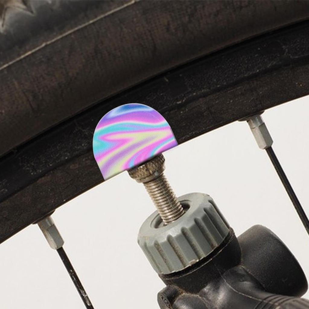 Air Nozzle Stickers, Tire Adhesive Stickers, 3 Pcs Air Pump Decal Road Bike Valve