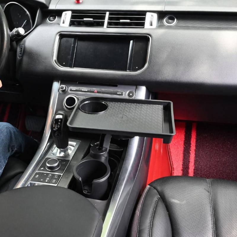 Upgrades 360 Rotation Car Cup Holder Organizers Tray Strong Multifunctional Storage Solution For Drinks Snacks Phones