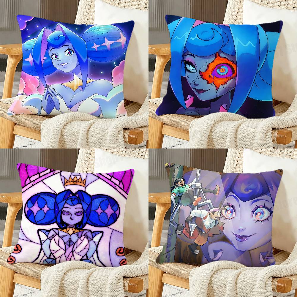 Cartoon KKnights of GGuinevere Cartoon Printing Pillowcase Customized Pillow Cover for Sofa Home Decor