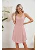 2024 Summer Solid Color Spaghetti Strap Sleeveless Dress