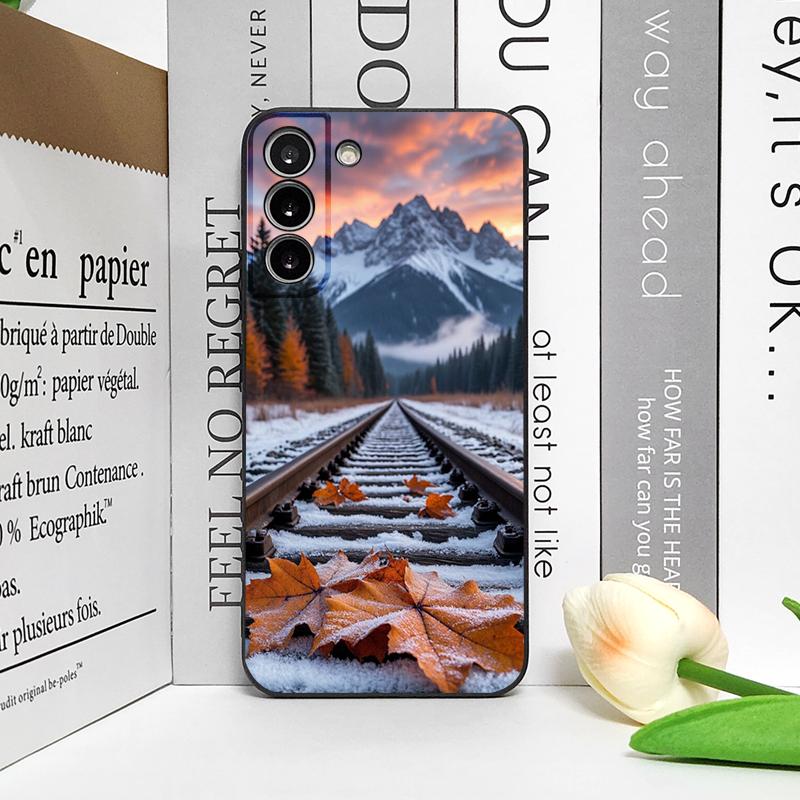 Vintage Forest Landscape Snow Mountain Scenery Phone Case for Google Pixel 9 A 8 A 7A 6A 7 PRO 8 9 Pro XL 4G 5G Soft Back Cover