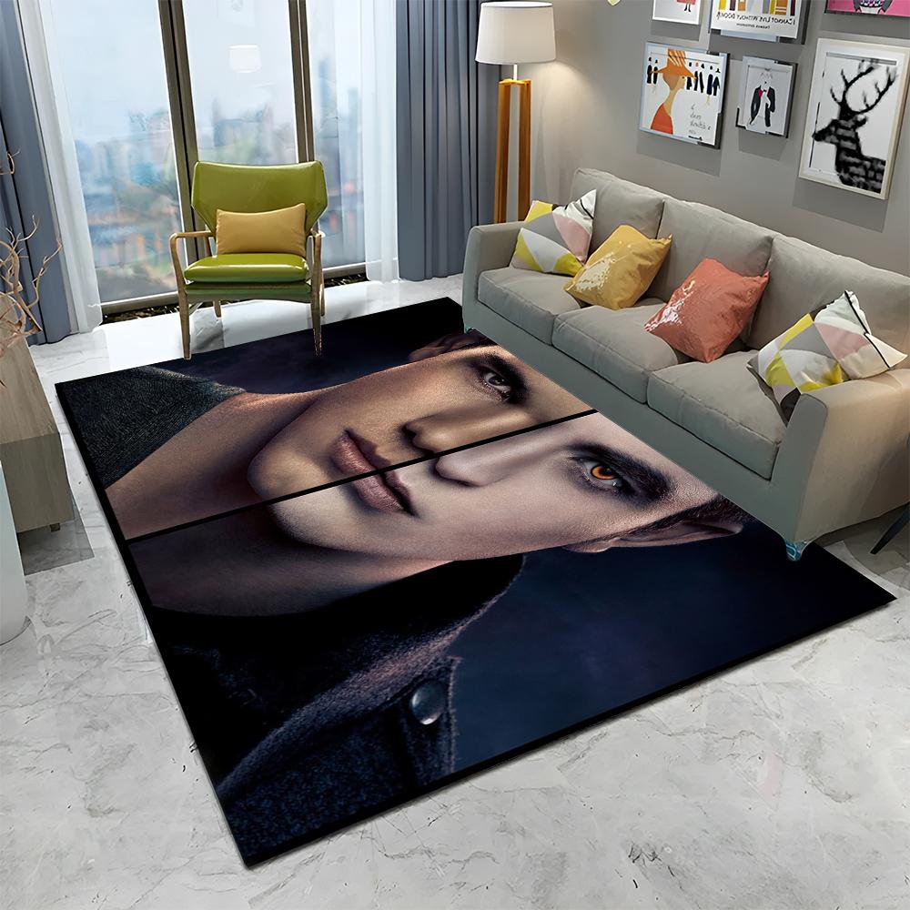 3D-Druck The Twilight Saga HD Teppich für Zuhause Wohnzimmer Schlafzimmer Sofa Fußmatte Dekor, Kinder Spielbereich Teppich Rutschfeste Bodenmatte