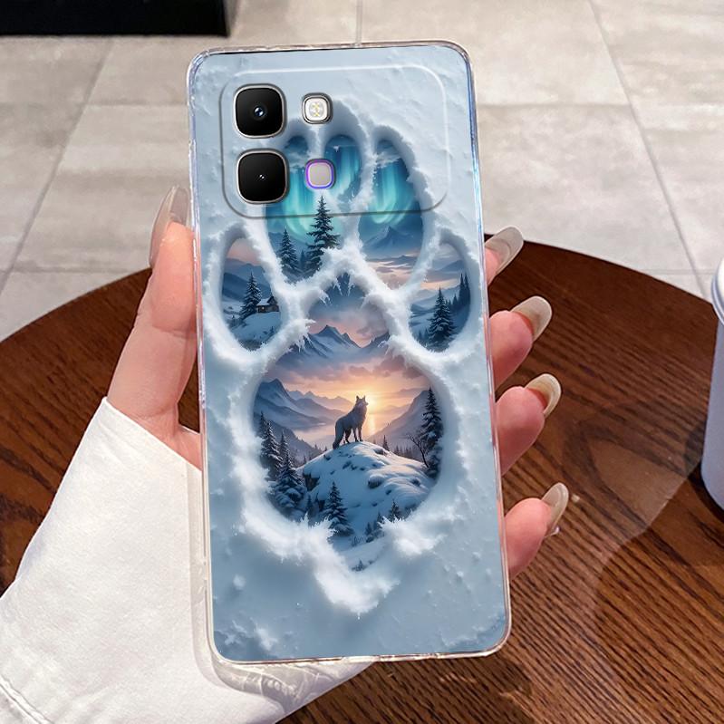Luxury Cute Love Heart Rabbit Funny Phone Case For Infinix Note Edge 5G 2026 Case X6887 Clear Slim Soft TPU Silicone Back Cover