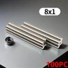 8X1MM imans Round Refrigerator magnets for Office Whiteboard Suitable Tools Home Workplace, Etc 8*1