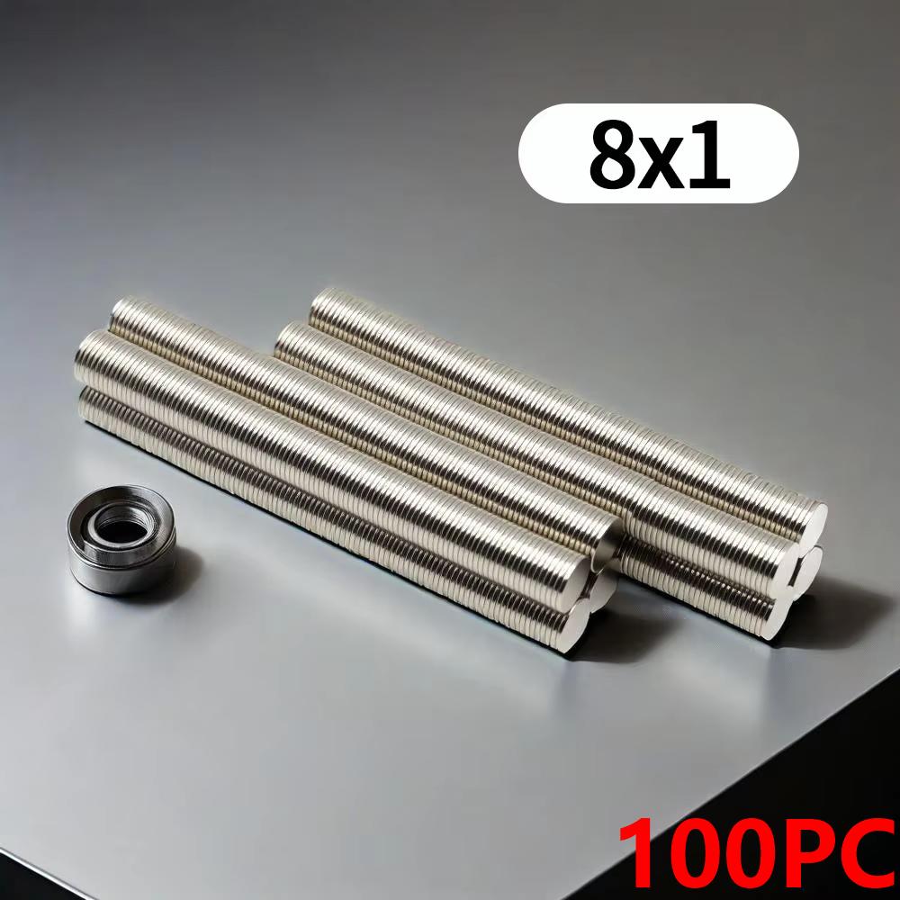 8X1MM imans Round Refrigerator magnets for Office Whiteboard Suitable Tools Home Workplace, Etc 8*1