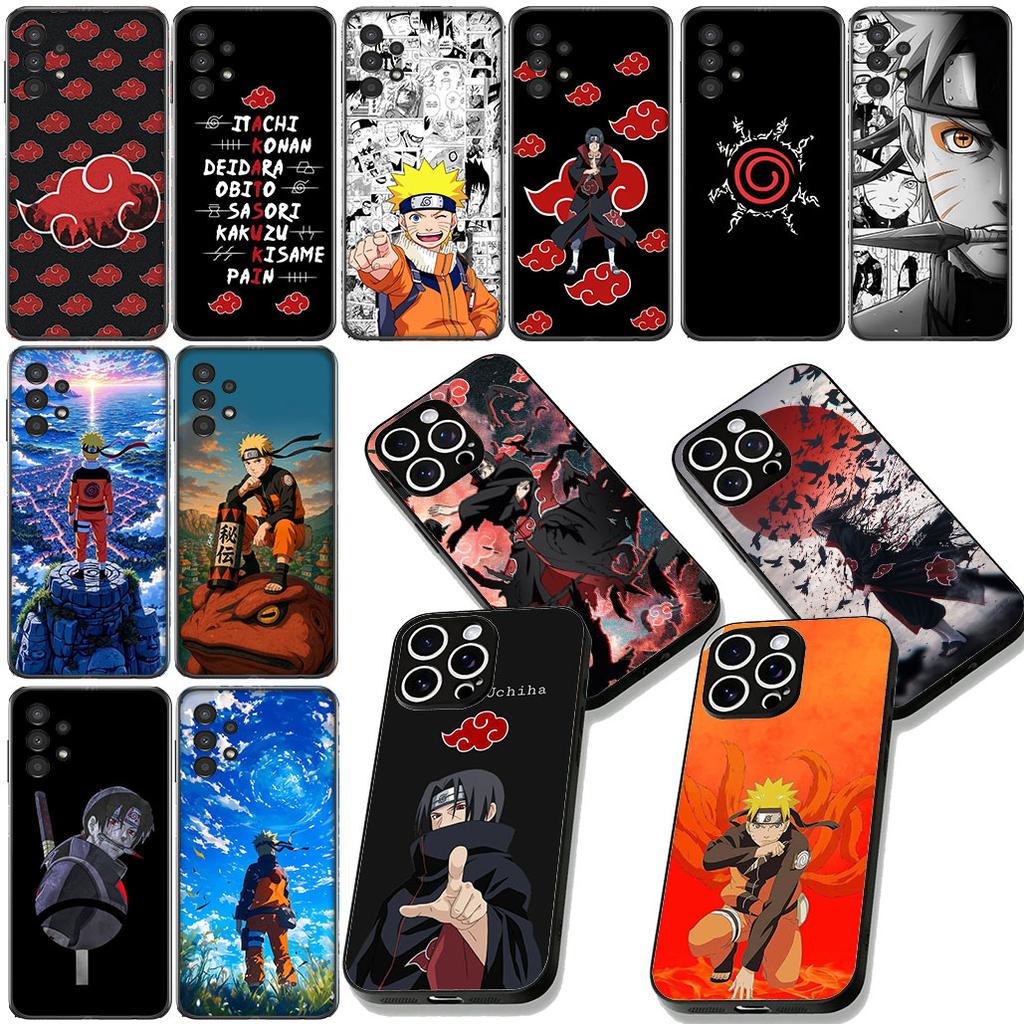 Itachi Uchiha Akatsuki Narutos Protective Cover for Samsung Galaxy S25 Edge S24 S23 FE Plus Ultra A16 A15 A55 A57 5G Phone Case