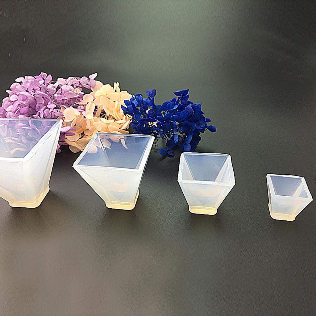 DIY Handmade Geometry Dried Flower Resin Epoxy Decoration Silicone 