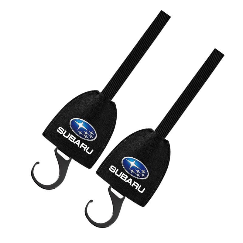 1/2 Stück Leder Auto Sitzlehnenhaken Tragbarer Hängebeutelständer Für Subaru LEGACY Forester Outback Rally WRX WRC XV Impreza