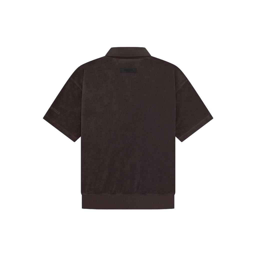 Fear of God Essentials SS23 Short Sleeve Terry Polo Men Tops Plum FOG-SS23-341