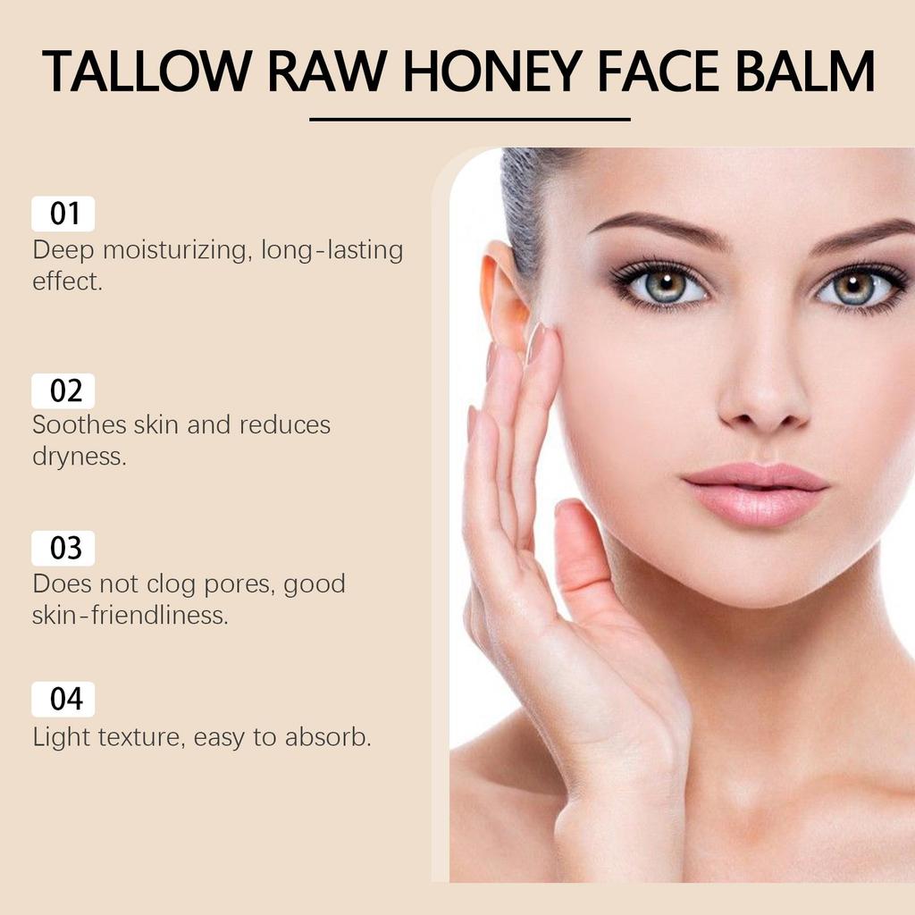 Butter honey face cream Brightening Face Cream 60g Non-Greasy Natural Organic Balm for Brightening Dry Skin Body Women