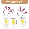 Exclamation Mark Hairbands Goof Birthday Party Photo Booth Props for Unisex