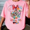 2026 Short Sleeved Donald Duck Castle Womens Tshirt Summer New Unisex Casual Fashion Tshirt