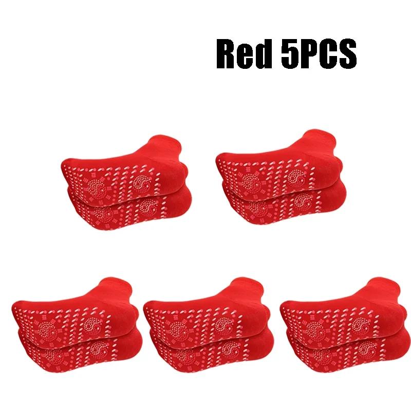 1/5 paar Turmalin Selbst-Heizung Socken Winter Warme Thermische Gesundheit Pflege Socken Abnehmen Gesundheit Kurze Socke Magnetische therapie Socke