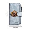 Skull Pattern Long Wallet Fashion Portable Card Holder Casual Practical Daily Storage Purse