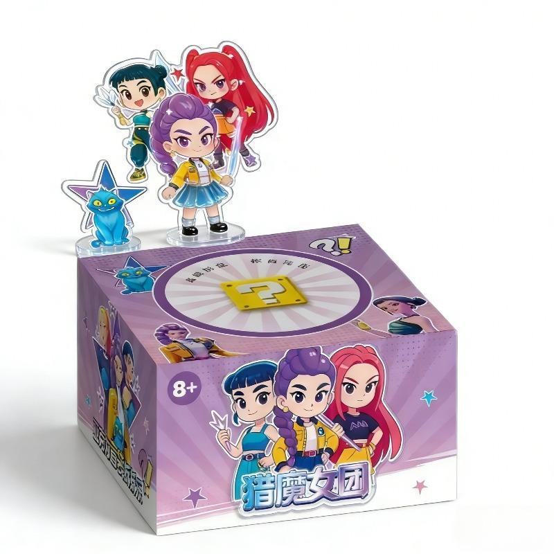 KPOP Witch Group Acrylic Keychain Blind Box Cute Cartoon Charm INS Style Small Gift Decoration Stall Fashion Items