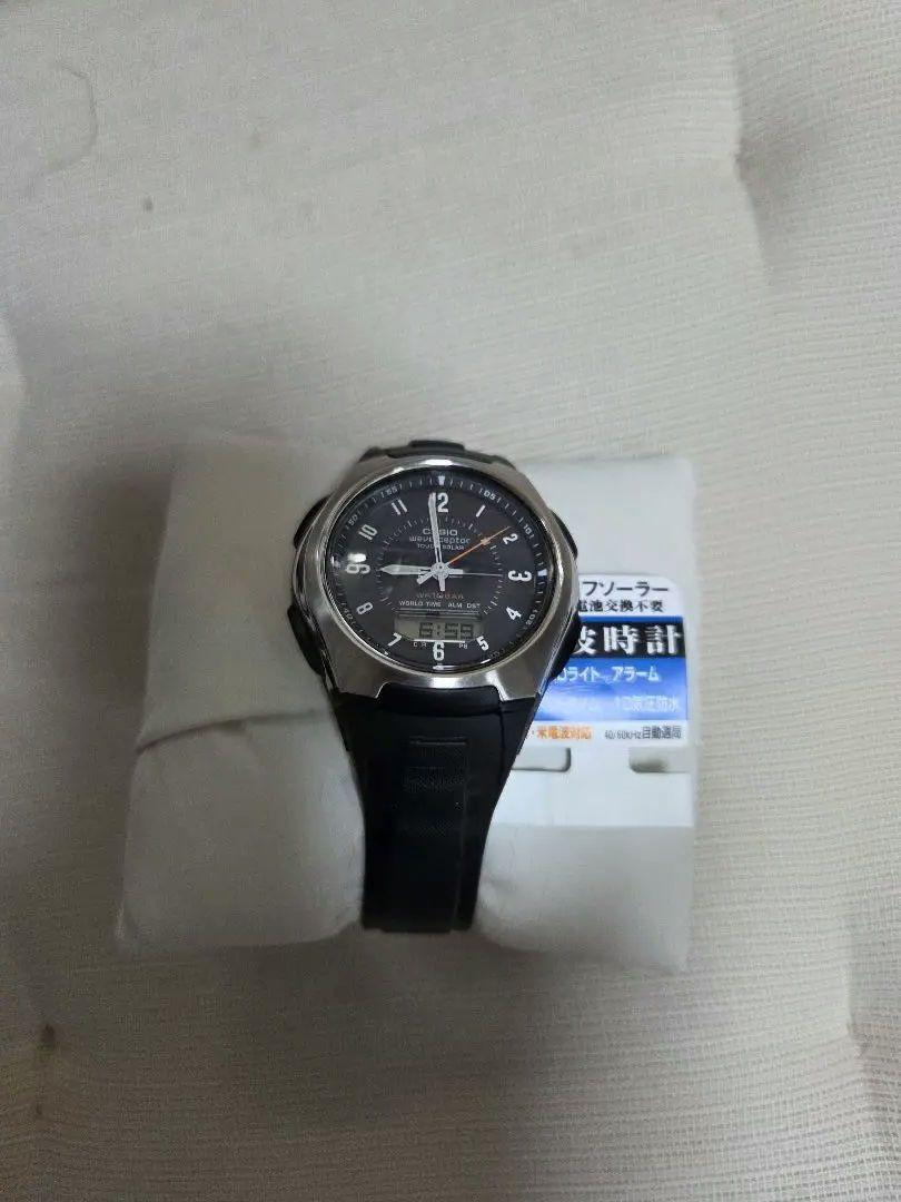 

[Б/У] Радиоуправляемые часы с черным резиновым ремешком