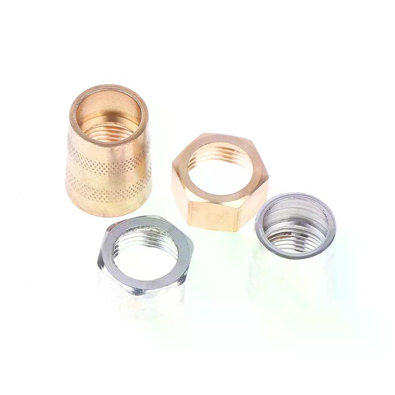 1Pc Brand New Shower Hose Nut Connector Connection Water Inlet Pipe Interface Nut Nozzle Connector Screw Parts Accessories
