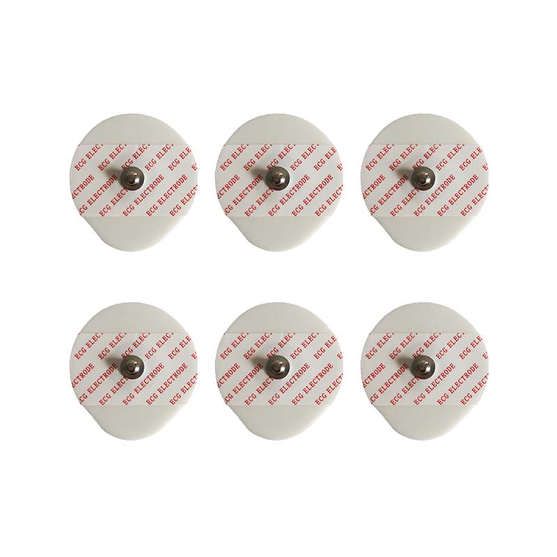 50Pcs Each Bag 2439 White Foam Disposable Ecg Electrode Pads Medical Patch Ecg Ekg Accessories For Pediatric Patient Size