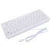 Type C Wired Keyboard Quiet Lightweight Silent Chocolate Key Small Wired Keyboard for Computer PC Laptop
