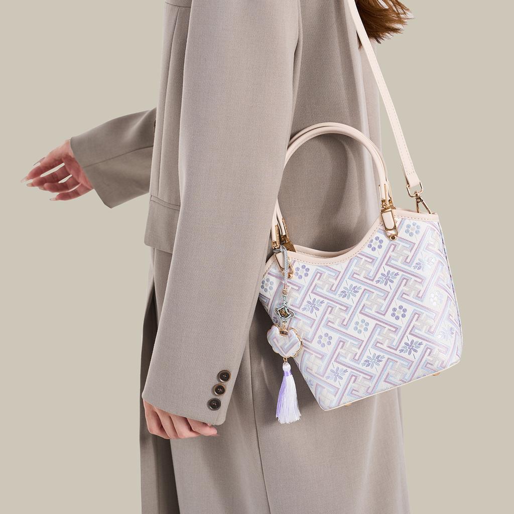 Guofeng Women's Bag Women's Bag Vegetable Basket Bag Women's Hand Shoulder Messenger Bag Small Bag