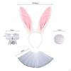 Bunny Ears Headband Tail Set Costume Accessories for Animal Themed Parties