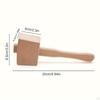 Wooden Mallet Wood Hammer with Handle Carpenter Hand Tool Premium Manual Carpenters