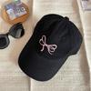 Sweet Bowknot Baseball Hat Adjusting Peaked Hat Lady Spring Sun Hat Outdoor Hat