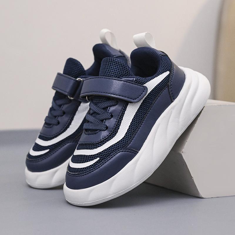 Boys' shoes 2025 spring and autumn new breathable middle-aged children's children's mesh middle-aged children's casual shoes soft-soled sports shoes