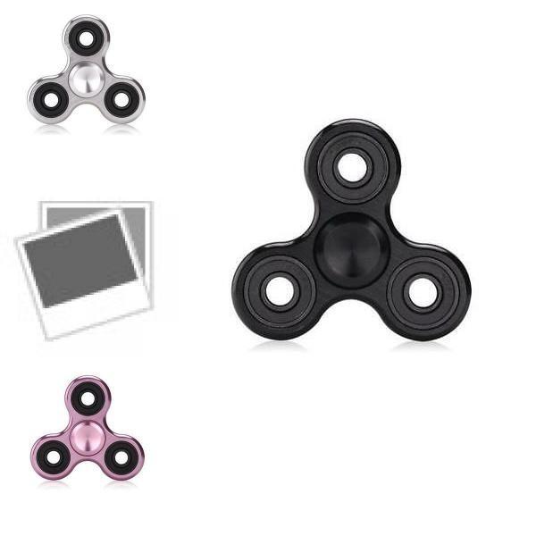 Premium Aluminum Alloy Tri-spinner Silent Bearing Metal Fidget Toy Stress Relief