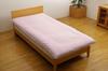 IKEHIKO Washable Indian Cotton Duvet Cover "Colon (Saran) NSK" Single Size, Pink, Approx. 105 X 215 Cm