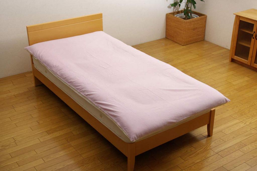 IKEHIKO Washable Indian Cotton Duvet Cover "Colon (Saran) NSK" Single Size, Pink, Approx. 105 x 215 cm