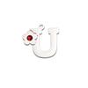 Xiaomi 5 Pcs/lot Cute Flower Alphabet Pendants Stainless Steel Jewelry 26 Capital Letter Charms for DIY Necklace Bracelet Earring 2026