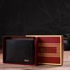 Classic Wallet for Men Made of Genuine Smooth Leather CANPELLINI 21882 Black