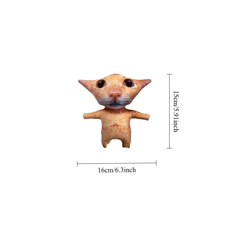 Simulierte Katzen Plüschtiere Kawaii Kuscheltier Kissen Anime Cartoon Kinder Geschenke Zimmerdekoration Puppe Beruhigender Begleiter Geschenk