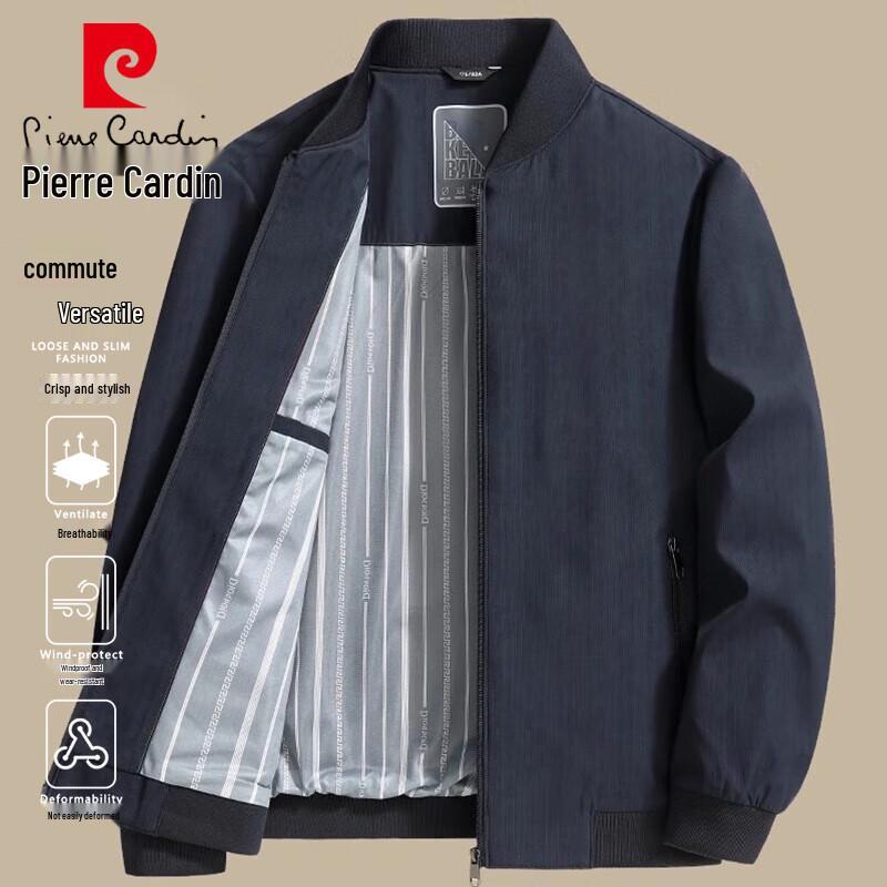 

Pierre Cardin Men s Baseball Collar Casual Jacket 3XL